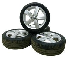 Original VW Audi Seat Skoda 17 Zoll Alufelgen mit Sommerreifen 225 45 17 91Y