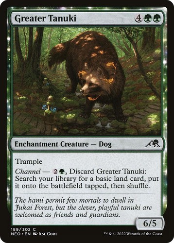 Greater Tanuki - 189/302 - NEO - NM - MTG Magic the Gathering | eBay
