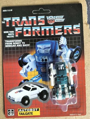 Transformers G1 minibot autobot Tailgate reissue MISB
