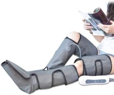 Compression Leg Massager Compression Boots Wraps for Thighs Calves and Feet