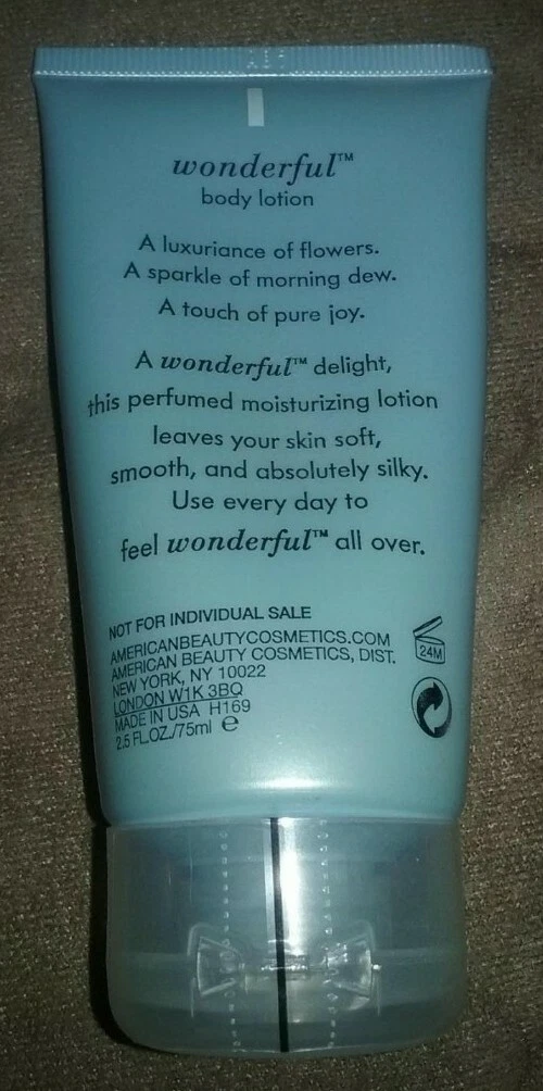 BRAND NEW American Beauty Wonderful Body Lotion 2.5 oz eBay