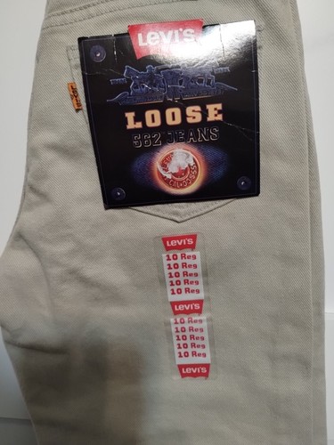 Levi’s Youth 562 Loose Fit USA Jeans Size 10 REG Orange Tab NWT Vintage 90s - Picture 2 of 8