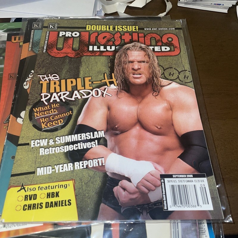 Pro Wrestling Illustrated Magazine September 2006 Triple H WWE