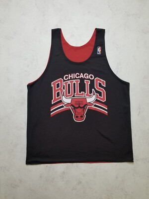 Chicago Bulls NBA Basketball Double-Sided Jersey Top Mitchell