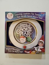 The Elf on the Shelf Santa's Enchanted Cookie Plate Magical Messages New Sealed