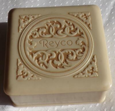 Vtg 1930s-40s Reyco Celluloid Watch Jewelry Box Display Casket Clam ...