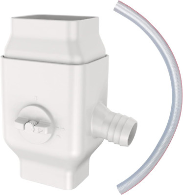 Gutter Downspout Diverter Fits for 2''X3'' Standard Downspout, Rainwater Collectio