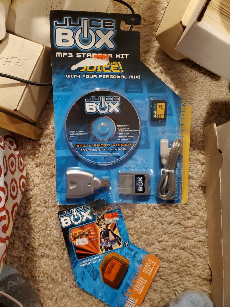 Mattel Portable Audio & Video | 2004 Mattel Juice Box MP3 Starter Kit New in Packaging - Make Your Own Mix! | Color: Gray | Size: Os