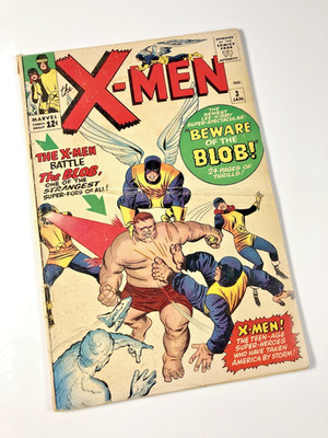 X-MEN #3 (1964) - JACK KIRBY MARVEL 1ST APP BLOB LOWER GRADE MAJOR KEY SEE PICS