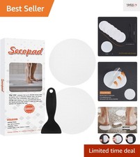 Durable Non-Slip Stickers with Scraper - 12 Pack for Tub Shower Safety