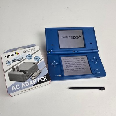 Nintendo DSi Handheld System Console Midnight/Metallic Dark Blue Charger Stylus