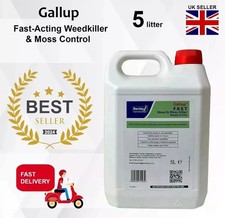 Gallup 5L RTU Fast Acting Weed & Moss Killer for Paths, Patios & Driveways