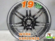 Jdm Deep Rim Used Used 19-inch Wheels 4-book Set Work Varianza 19x No Tires