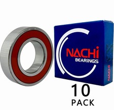 10PACK NACHI 6005-2NSE9CM 25X47X12MM Double Rubber Seal Bearings 6005-2RS 6005RS