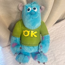 Disney Pixar KID 12in Plush Toy Blue Sulley Monsters University OK OOZMA KAPPA