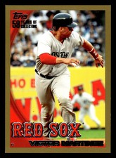 Victor Martinez 2010 Topps #30 Gold 524/2010 Boston Red Sox