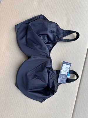 Bali Passion for Comfort Minimizer Underwire Bra df3385 34DDD, Black