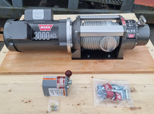 WARN 93000 3000lb ACI AC 115/230V Industrial Fixed‑Mount Electric Winch