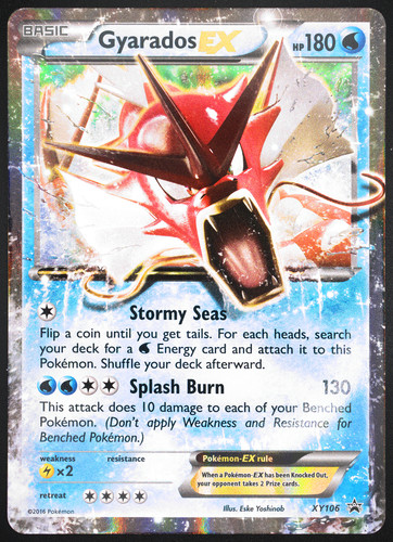 Gyarados EX XY106 XY Black Star Promo 2016 Holo CLEAN