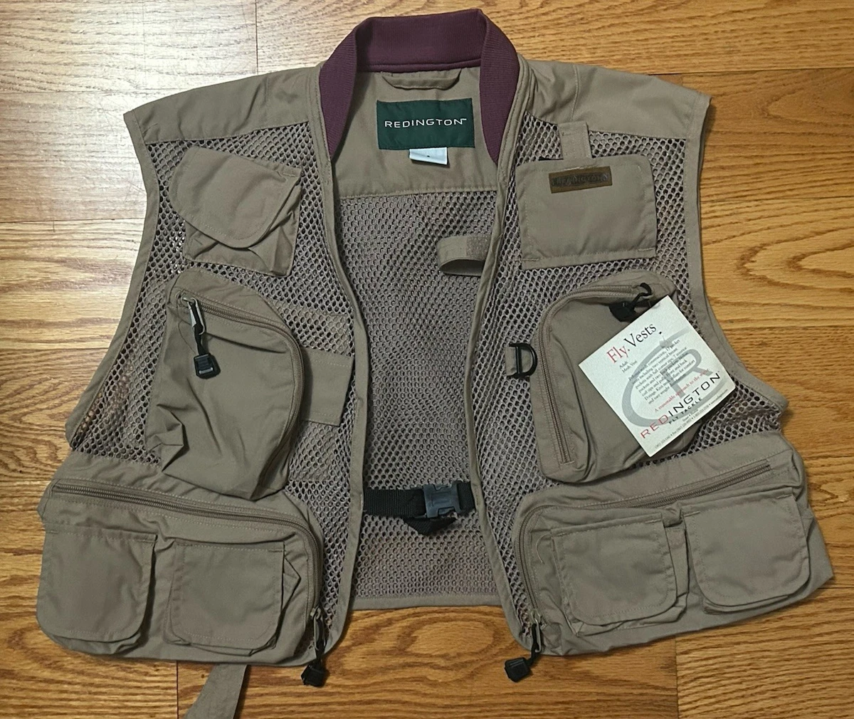 Gilet De Pêche Redington Homme - Taille 2XL - Beige - Neuf Sans étiquettes