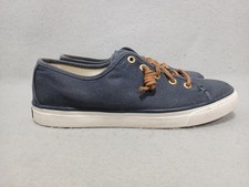 Sperry Seacoast Blue Canvas Shoes Women's 7M STS90550 Boat Sneaker Top-Sider