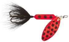 Worden's Yakima Bait Rooster Tail Fishing Lure Flame Spot Choice of Size