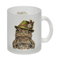 ErdkröTe Mit AlpenläNdischem Trachtenhut Glas Tasse