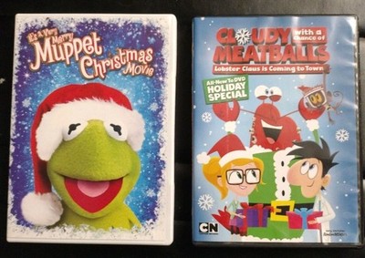 2 DVD PK  IT'S A VERY MERRY MUPPET CHRISTMAS MOVIE CLOUDY W/MEATBALLS  HOLIDAY 