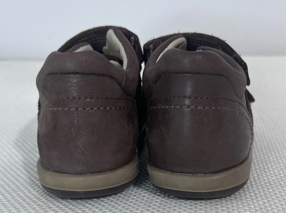 Clarks First Shoes Softly Doc Toddler Boys Ankle Boots US 7W EU 23 Leather Brown - Image 4 of 4