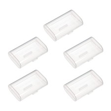 5Pcs 2 x AA Battery Organizer, Hard Battery Storage Box, Storage Containers B...