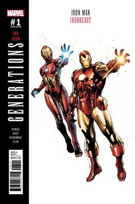 GENERATIONS IRON MAN & IRONHEART #1 VARIANT COIPEL VAR MARVEL COMICS