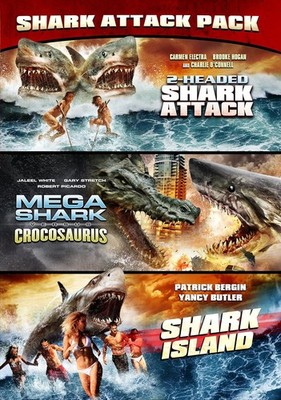 Shark Attack Pack: 2-Headed Shark Attack/ Mega Shark Vs. Crocosaurus/ Shark Isla