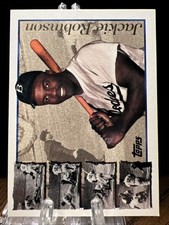 1996 Topps Baseball #42 Jackie Robinson Los Angeles Dodgers