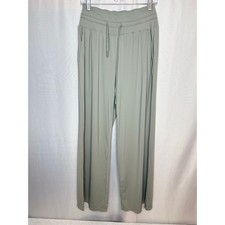 Halara Drawstring Wide Leg Instacool Pants MEDIUM Athleisure Comfort Casual