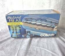 Conair Ion Shine Hot Rollers Model CHV261VR Curler Set Velvet Blue With Clips