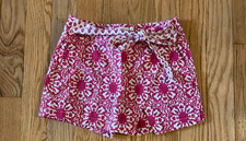 Vineyard Vines Floral Pink Shorts with Belt