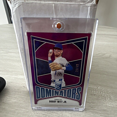 Panini 2026 Donruss Elite Baseball Dominators Bobby Witt Jr. #1 Royals 29/49
