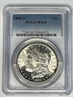 1882-S Morgan Silver Dollar $1 PCGS MS64 ~  Free US Shipping