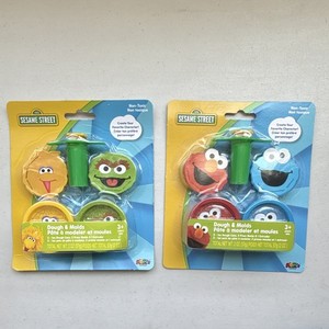 Atomic Arts and Toys Sesame Street Dough & Molds Set, Non-Toxic, Age 3+ (2024)