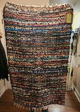 Chindi Hand Woven W/ Design Cotton Rag Area R...