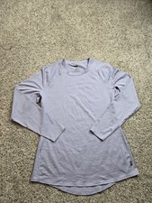 REI Co-Op Shirt Womens Large Purple Long Sleeve Crew Neck Stretch Hiking Outdoor
