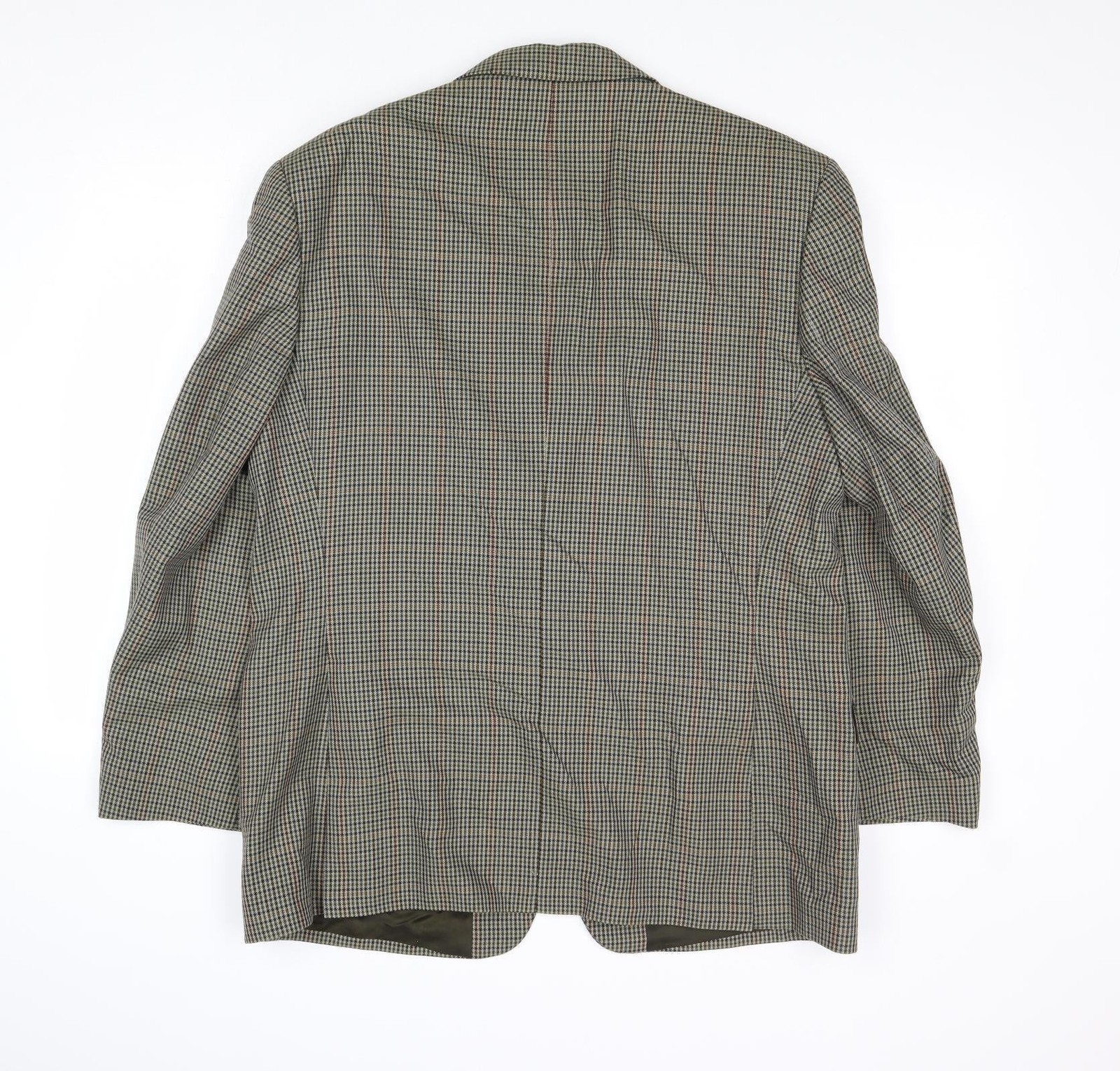 Charlton Gray Mens Multicoloured Geometric Wool Jacket Suit Jacket Size 42 image 2