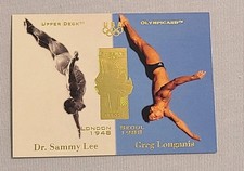 1996 UD OLYMPIC CHAMPIONS SAMMY LEE GREG LOUGANIS #131