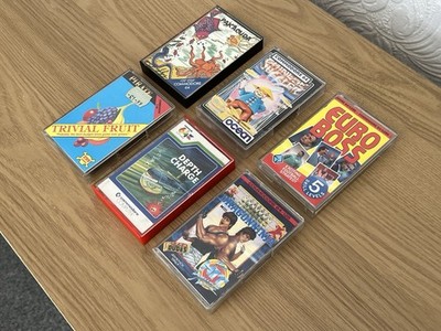 6 x Commodore 64 C64 diverse Kassettenspiele - ungetestet - ️Retro Geschenkidee ️