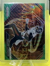 2023 Panini Prizm - Fireworks Drake London #F-25 Green Wave Prizm