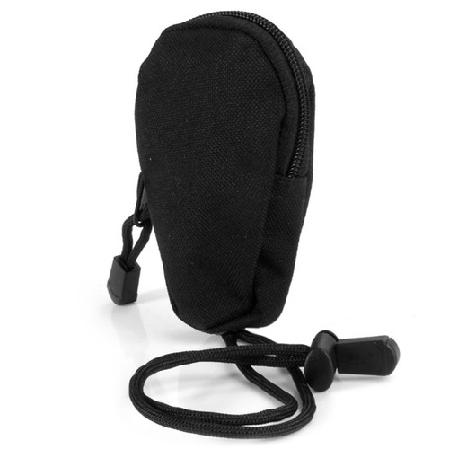 Outdoor Coin Wallet Travel Key Pouch with Built-in Ring Nylon Change Purse - Picture 5 of 11