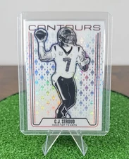 2024 Panini Phoenix - CJ Stroud Contours Silver Hyper #CON-CST Houston Texans 🔥