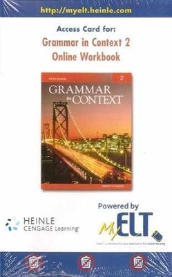 Grammar in Context 2 Online Workbook - Paperback, by Sandra N. Elbaum - New a