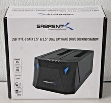 USB Type-C SATA 2.5" 3.5" Dual Bay Hard Drive Docking Station