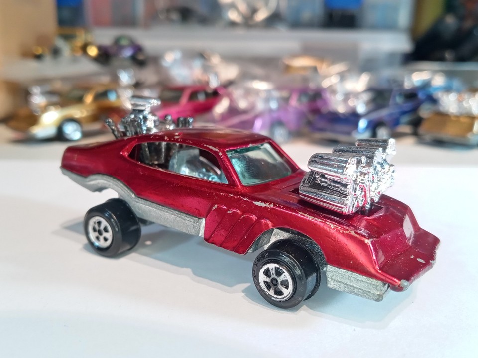 Auto Collezione Personalizzata Auto Giocattolo Johnny Lightning Turbina Personalizzata - Riproduzione Redline Con Vetro Blu, Nuova Auto Johnny